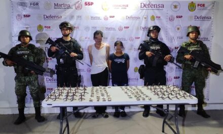 Álamo: Logran la detención de dos personas en posesión de posibles estupefacientes