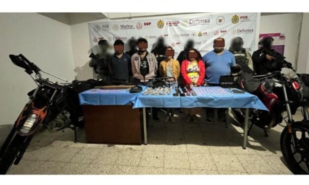 Dos cateos y cinco detenidos en Álamo