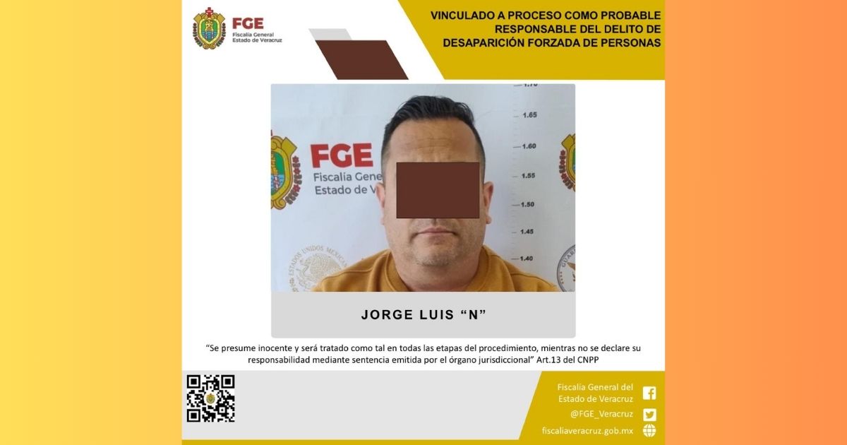 Vinculado a proceso por el delito de desaparición de personas en Papantla