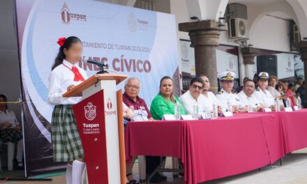 Tuxpan: Realizan Lunes Cívico por el Día Internacional de la Mujer