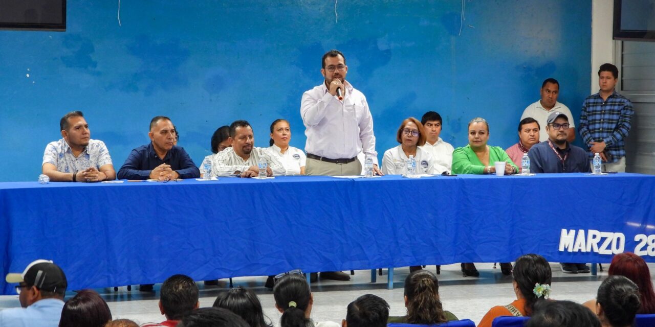 Tuxpan: El CETMAR N° 20 tendrá techado, cancha deportiva y un aula CAED