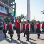 Tuxpan: Participa primaria Emiliano Zapata en el Lunes Cívico