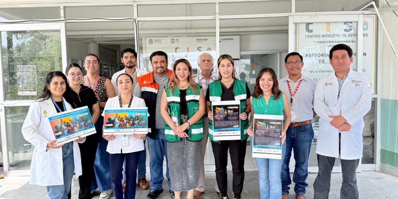 ESTA MAÑANA INICIÓ LA CAMPAÑA NACIONAL DE PREVENCIÓN DE SUICIDIO EN TUXPAN