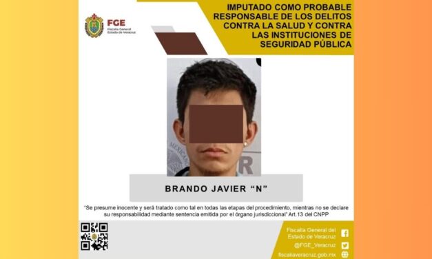 Imputado por delitos contra la salud y contra las instituciones de seguridad pública