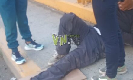 Álamo: Motociclista sufre grave lesión en el puente José López Portillo