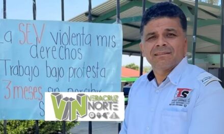 Profesor inicia huelga de hambre en Pánuco por falta de pago