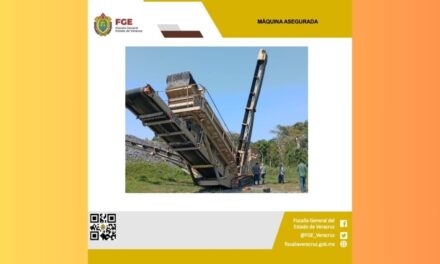 Tras cateo, recuperan maquinaria en Cerro Azul