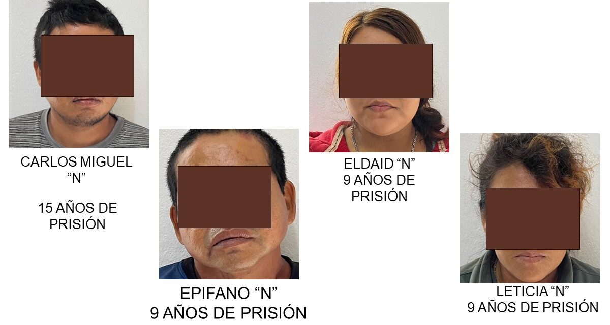 Condenan a cuatro personas por delitos contra instituciones de seguridad y tentativa de homicidio en Álamo