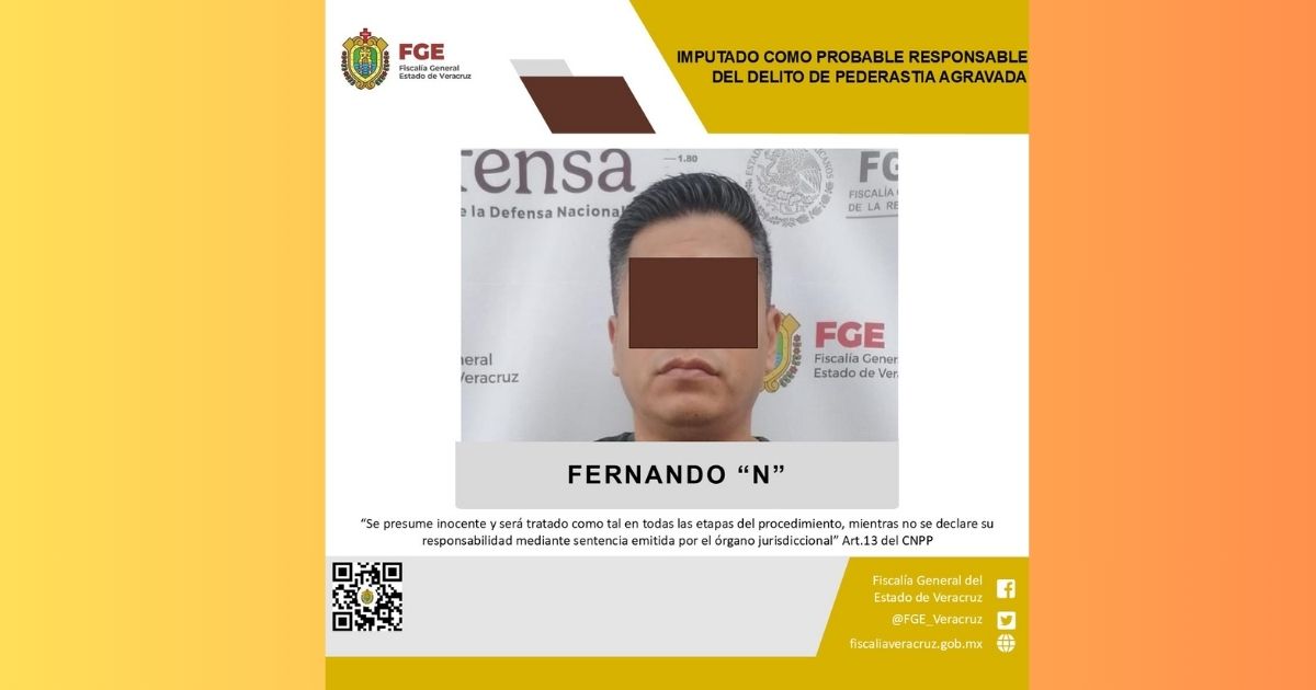 Pánuco: Imputan a Fernando “N” por pederastia en agravio de su sobrina