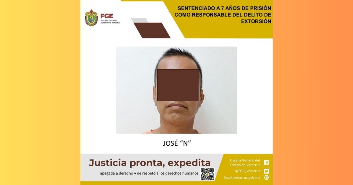 Álamo: Sentenciado a 7 años de prisión por extorsión