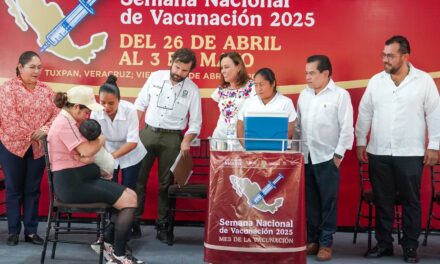 Arranca en Veracruz la Semana Nacional de Vacunación con meta de más de 670 mil dosis