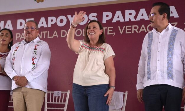 Papantla: Anuncia Rocío Nahle precio de garantía de 7 mil pesos por tonelada de maíz