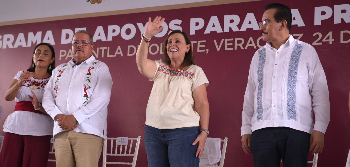 Papantla: Anuncia Rocío Nahle precio de garantía de 7 mil pesos por tonelada de maíz