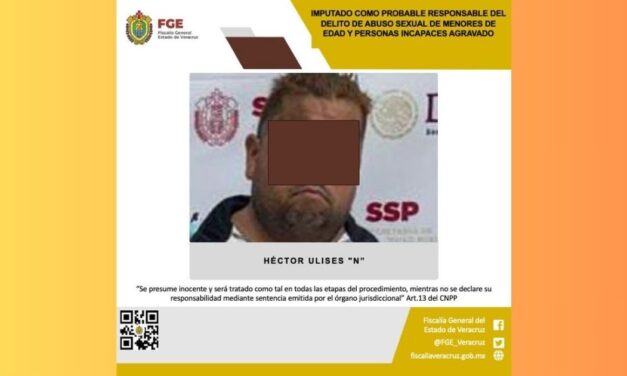 Imputado por el delito de abuso sexual a su sobrina en Poza Rica