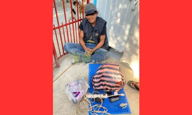 Detienen a presunto ladrón en Estero del Ídolo, Álamo