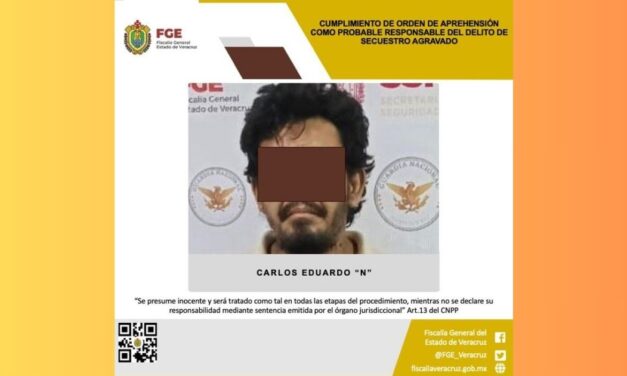 A casi 11 años del delito, capturan a presunto secuestrador en Tecolutla