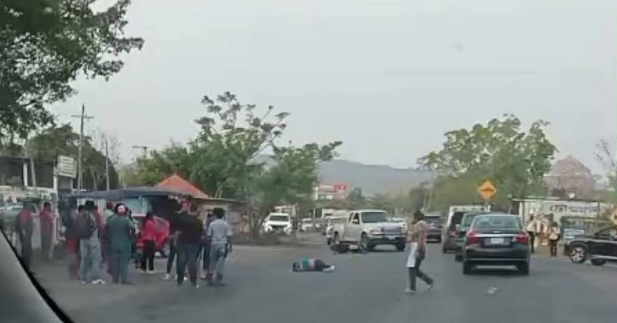 Naranjos: Hombre es atropellado sobre la carretera  Tuxpan-Tampico