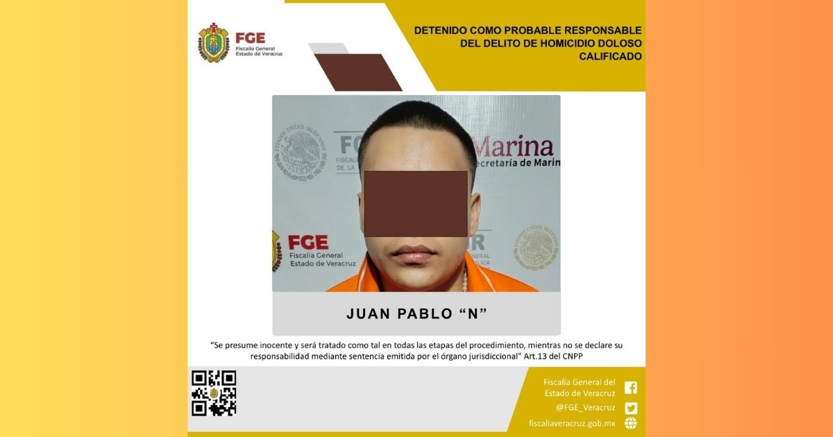 Poza Rica: Sujeto es detenido por el delito de Homicidio doloso