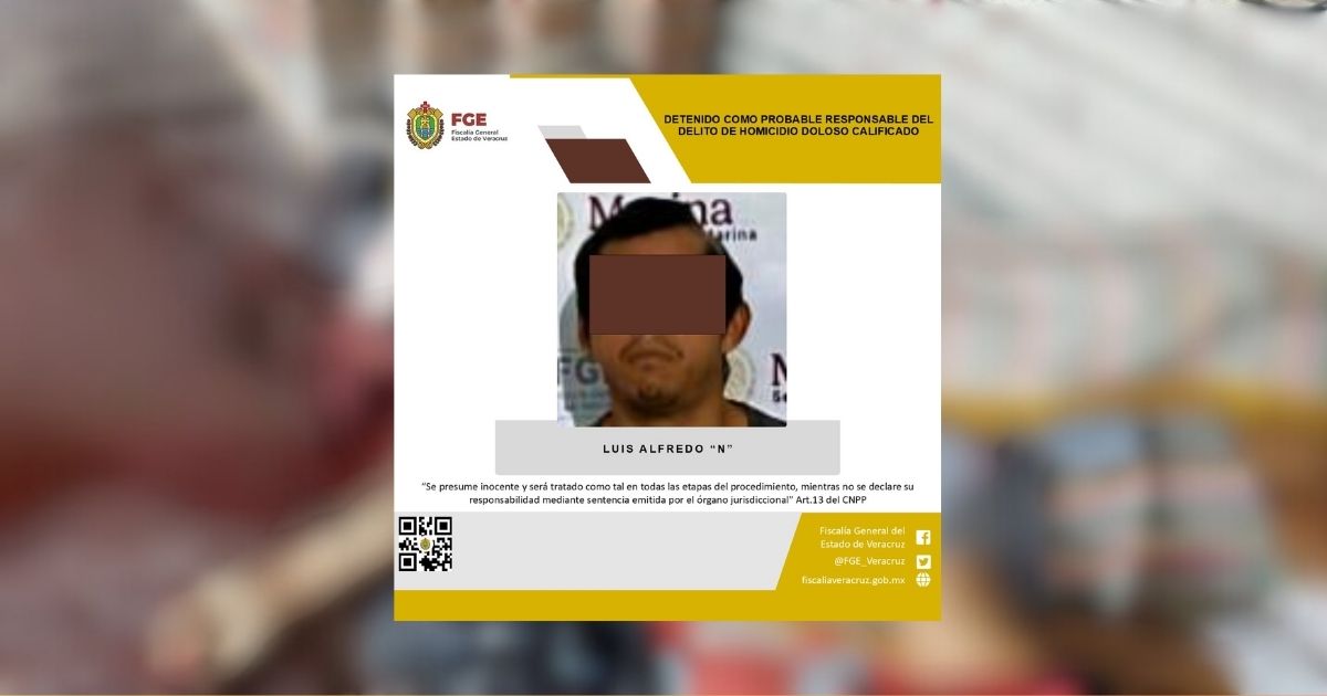 Detienen al presunto responsable del homicidio en la central camionera de Papantla