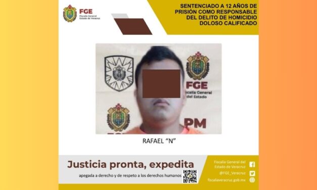 12 años de prisión como responsable del delito de homicidio en Benito Juárez 