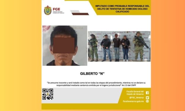 Misantla: Capturan a Gilberto “N” por tentativa de homicidio doloso