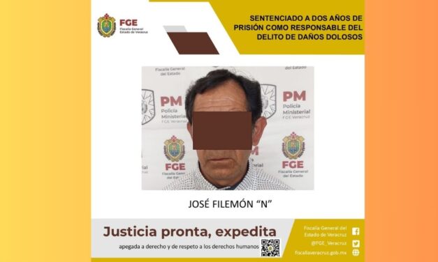 Huayacocotla: 2 años de prisión por daños dolosos