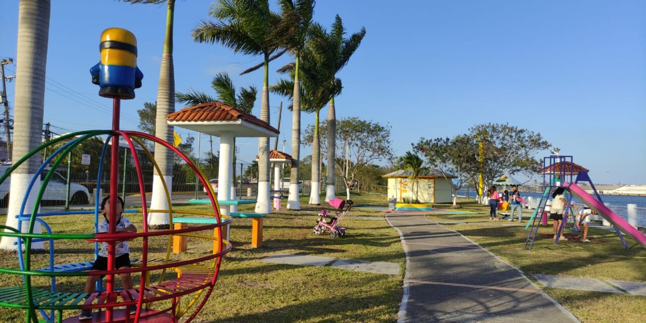 Gobierno de Tuxpan y el DIF Municipal reinauguran el Parque Ribereño