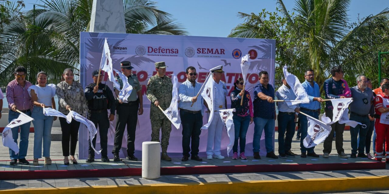 Inicia en Tuxpan el Operativo Semana Santa 2025