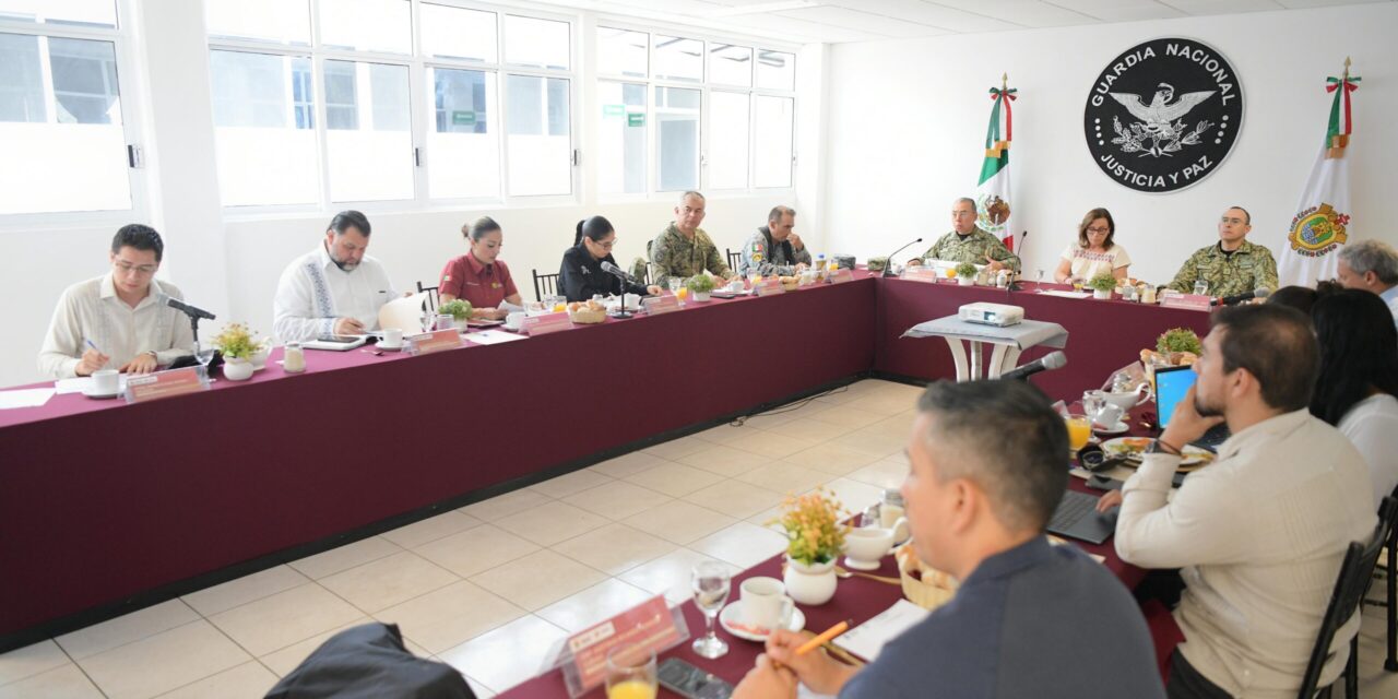 Resultados de la Mesa de Coordinación Estatal de Construcción de Paz y Seguridad realizada en Papantla 