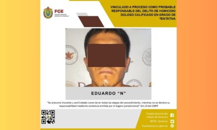 Vinculado a proceso por el delito de  homicidio doloso en grado de tentativa en Nautla