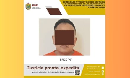 ¡Sentenciado!: 7 años y 10 meses por delitos contra las instituciones de seguridad pública y contra la salud en Poza Rica