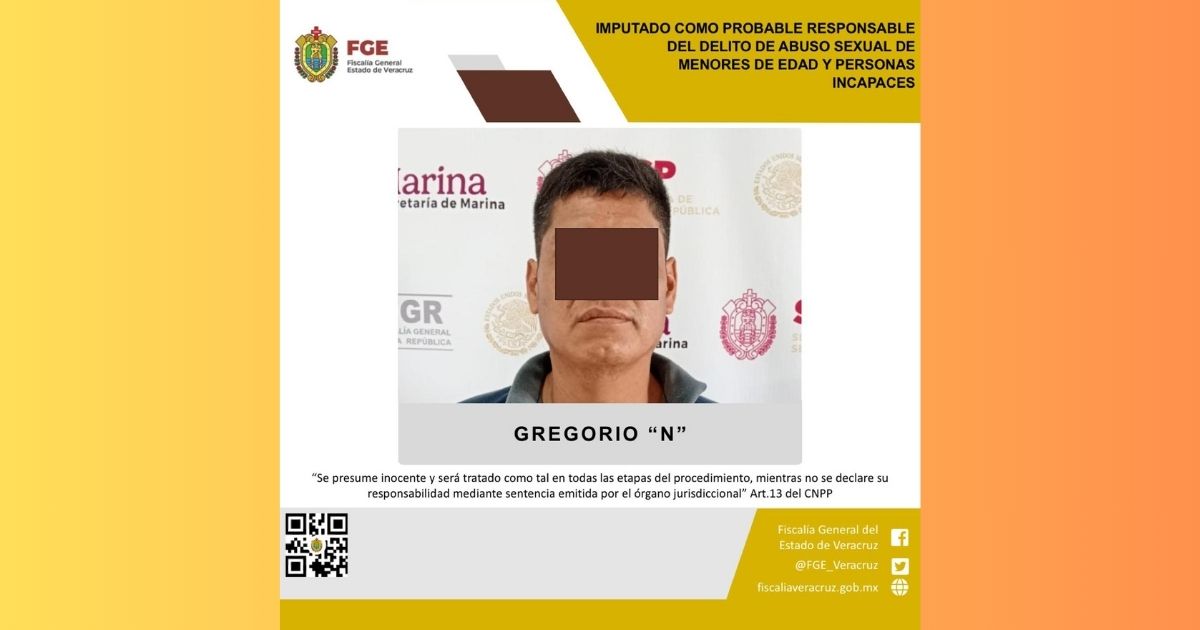 Prisión preventiva por abuso sexual a menor de edad en Citlaltépetl