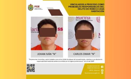 Vinculados a proceso por robo a casa habitación en Chinampa De Gorostiza