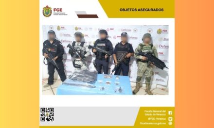 Objetos asegurados en cateo realizado en zona centro de Chicontepec