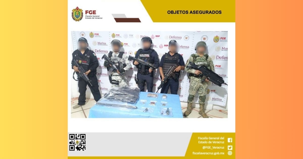 Objetos asegurados en cateo realizado en zona centro de Chicontepec