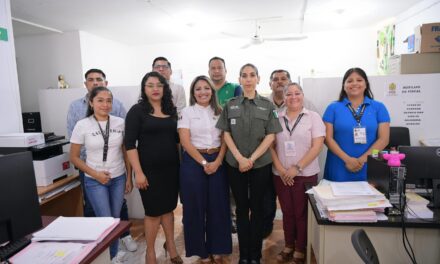 FISCAL GENERAL REALIZA RECORRIDO DE SUPERVISIÓN EN LA SUB UNIDAD INTEGRAL DE PROCURACIÓN DE JUSTICIA EN TIHUATLÁN