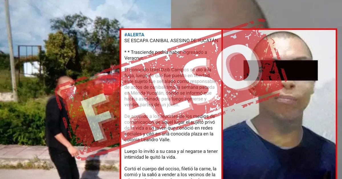 Falsa Alarma sobre la fuga del «Caníbal de la Leandro Valle» al estado de Veracruz