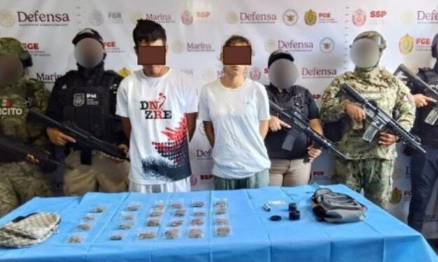 Operativo Conjunto en Poza Rica: dos detenidos y varios objetos asegurados 