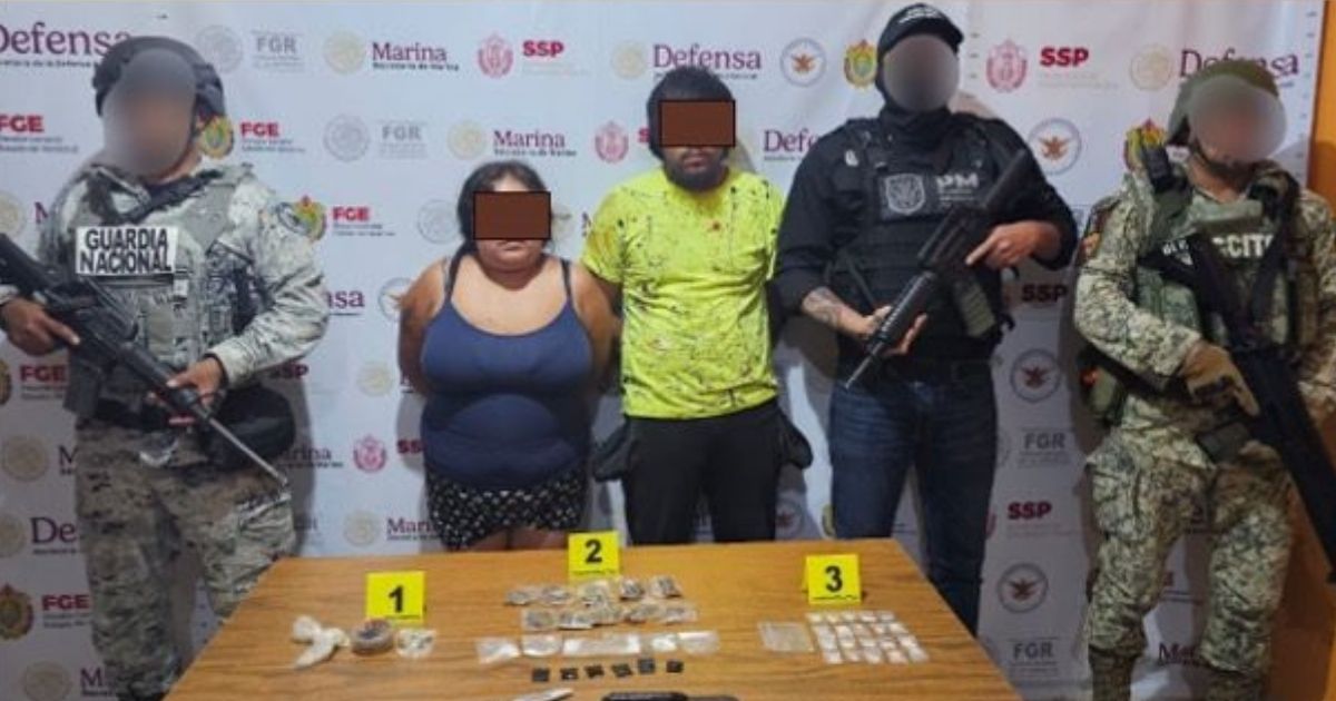 Dos detenidos en flagrancia y varios objetos asegurados en Nautla