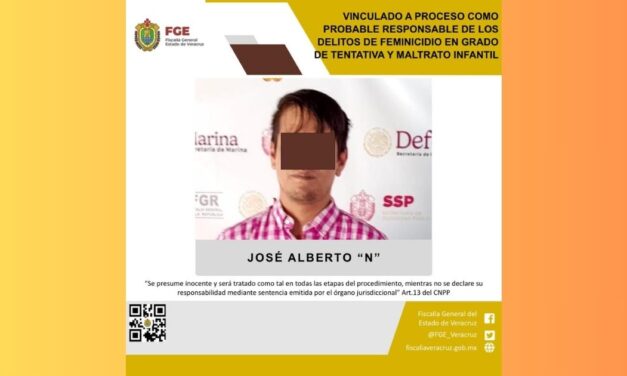 Prisión preventiva por tentativa de feminicidio y maltrato infantil en Naranjos