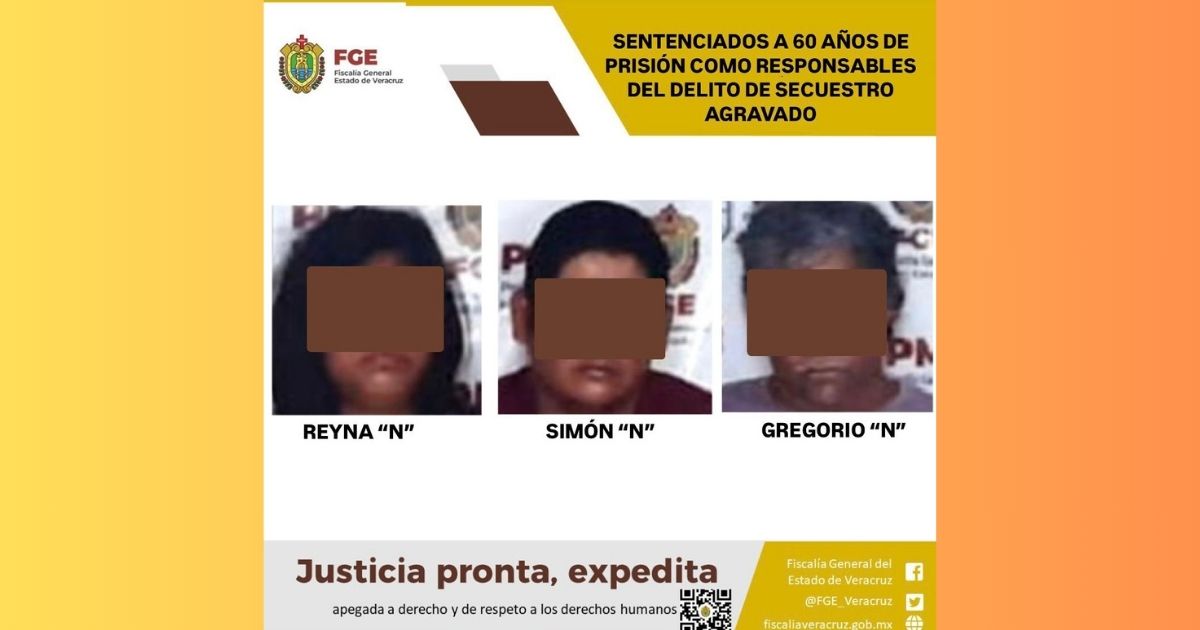 ¡Sentenciados!: 60 años de prisión por secuestro agravado en Pánuco