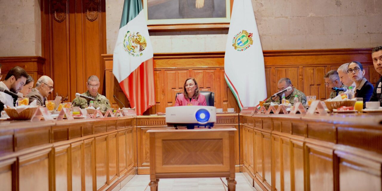 FGE informa resoluciones en la Mesa de Coordinación Estatal de Construcción de Paz y Seguridad