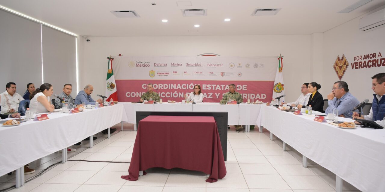 Resultados de la FGE en la  Mesa de Coordinación Estatal de Construcción de Paz y Seguridad