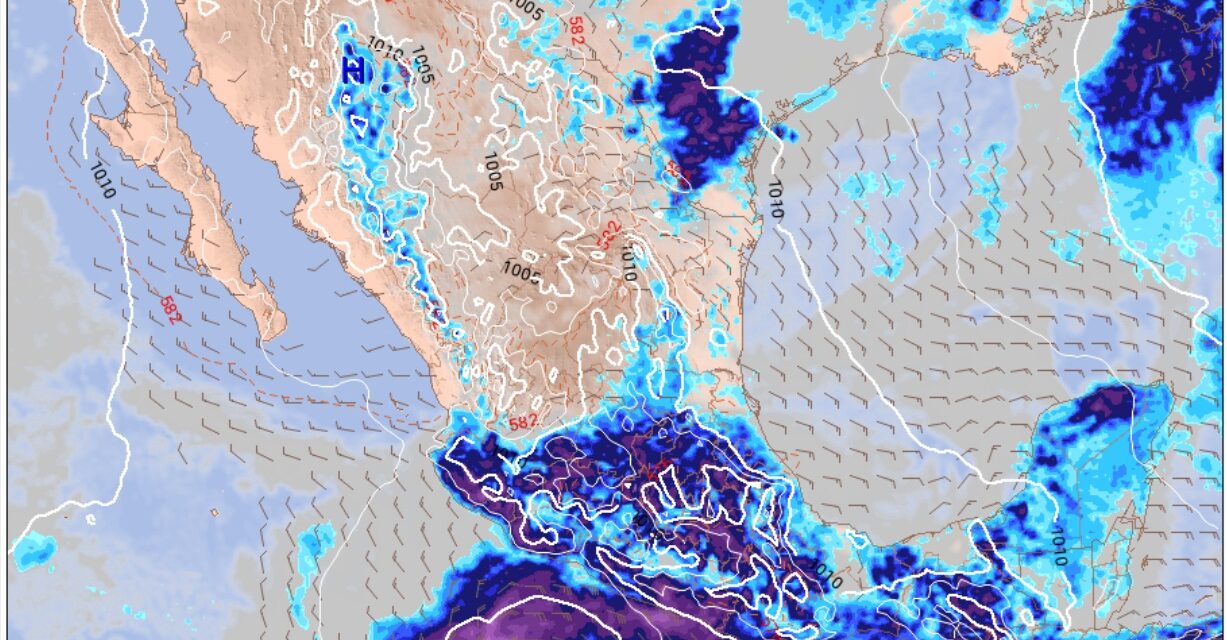 El Gobierno de Tuxpan exhorta a la población a tomar precauciones ante el pronóstico de un temporal lluvioso