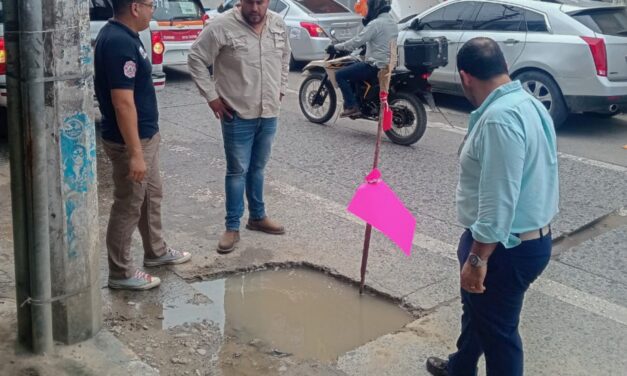 Tuxpan: se pondrán en marcha obras de bacheo, arreglo de rejillas y rehabilitación de pavimento dañado por reparaciones de fugas de agua