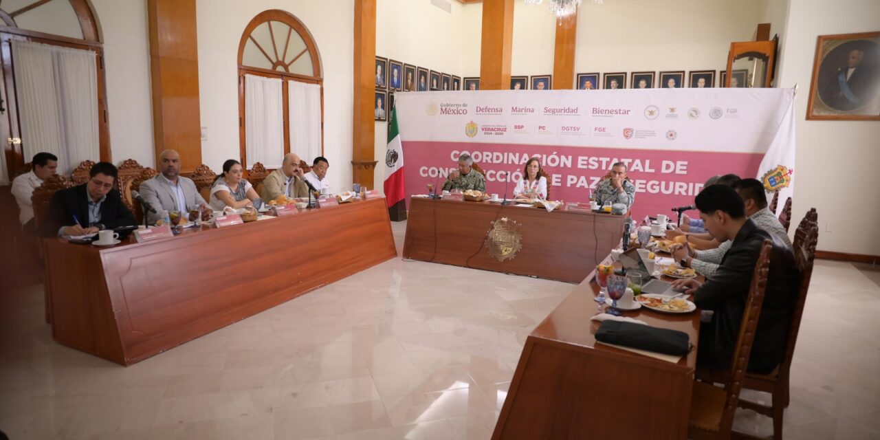 Mesa de Coordinación Estatal de Construcción de Paz y Seguridad