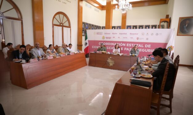 Mesa de Coordinación Estatal de Construcción de Paz y Seguridad