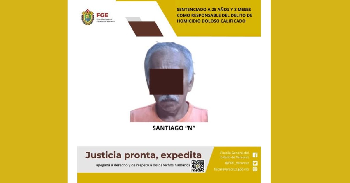 Condenan a Más de 25 Años de Prisión a Hombre por Homicidio en Gutiérrez Zamora