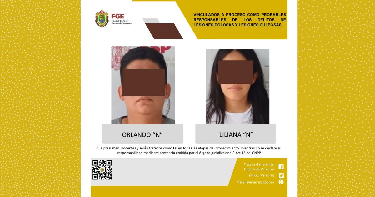 Misantla: Vinculados a proceso por lesiones dolosas y lesiones culposas