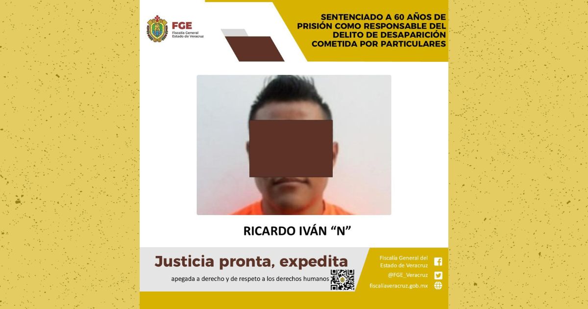 60 Años de prisión por desaparición forzada en Tempoal